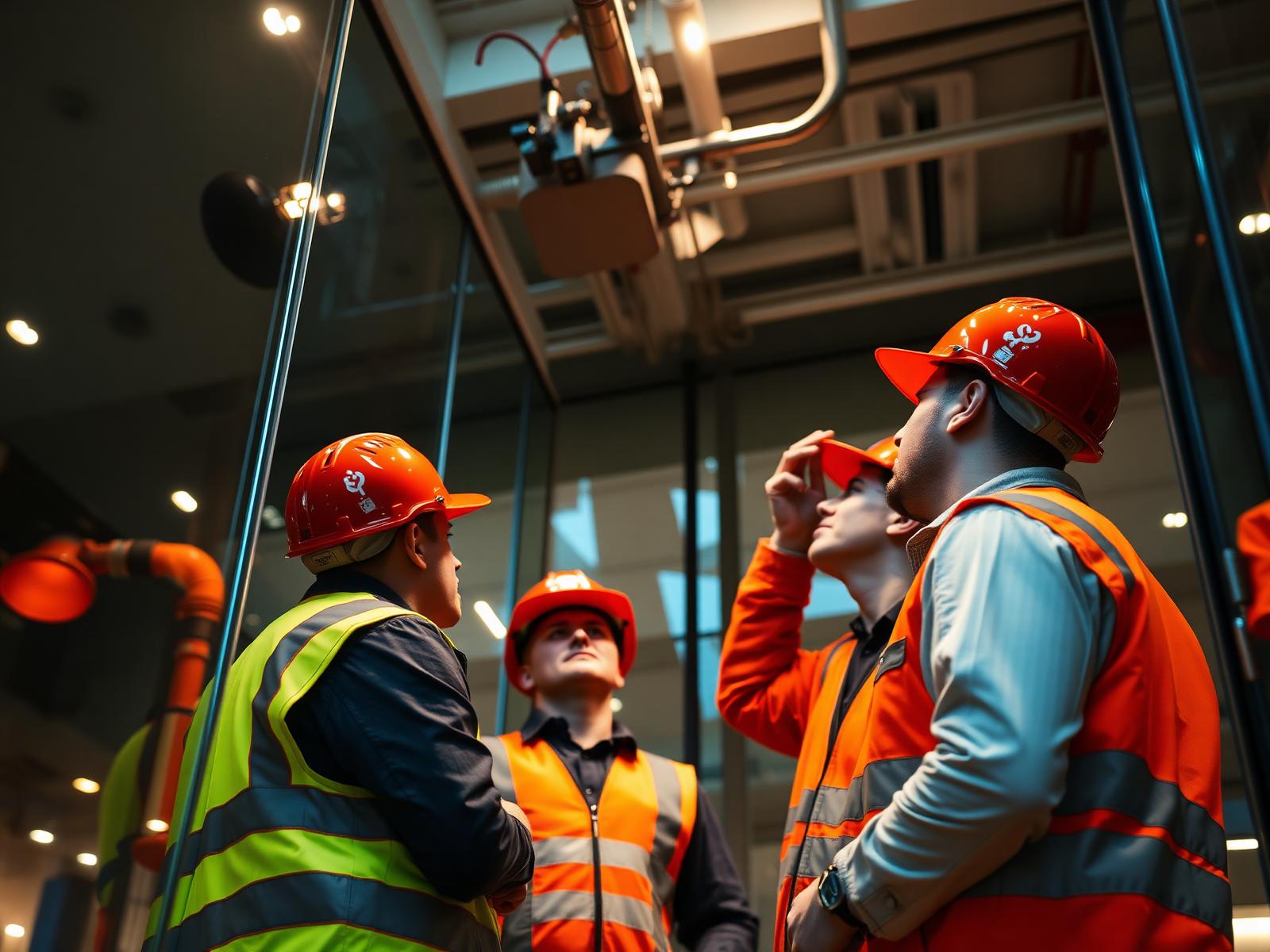 Fire safety and industrial supply team